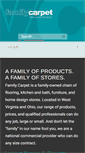 Mobile Screenshot of familycarpetwv.com